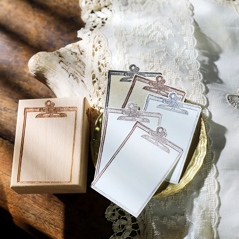 ختم خشبي من خشب الزان - تصميم خيالي أوروبي وأمريكي خفيف متعدد الاستخدامات على طراز الملح