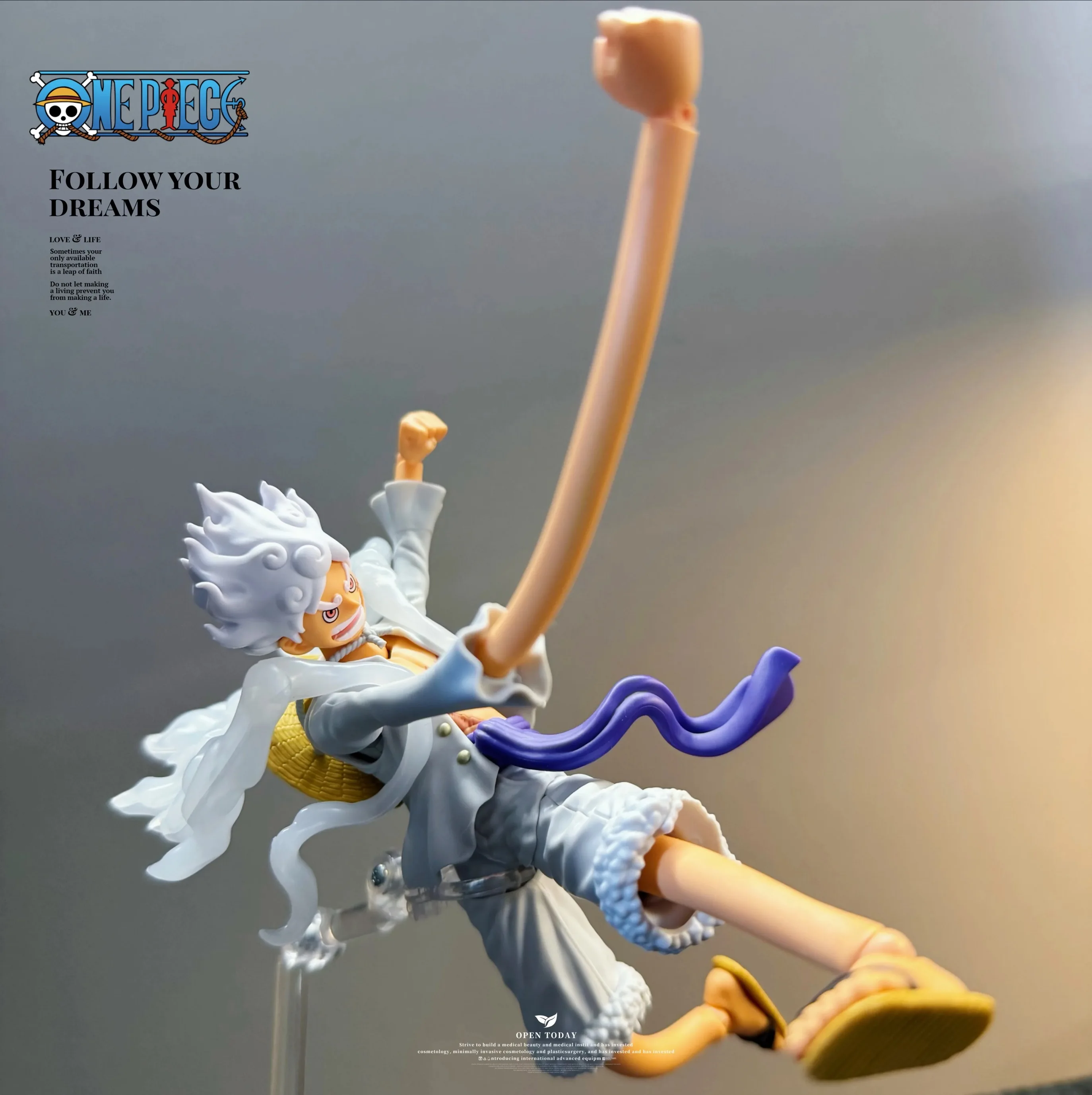 Bandai S.H.Figuarts SHF One Piece Nika Lufei Five-Gear Doll Hand-Held Toy Set Movable Series Doll - view 5