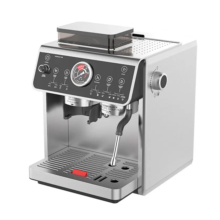 

Factory Professional 20 Bar Double Boiler Semi Automatic Expresso Coffee Machine Manual Espresso Coffee Machine With Grinder