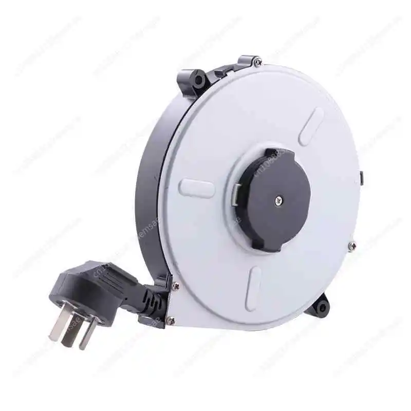 220V/50HZ 125V/60HZ 1000-2000W Extension Electric Retractable Cord Reel Fireproof Material Automatic Power Cord Shrinker