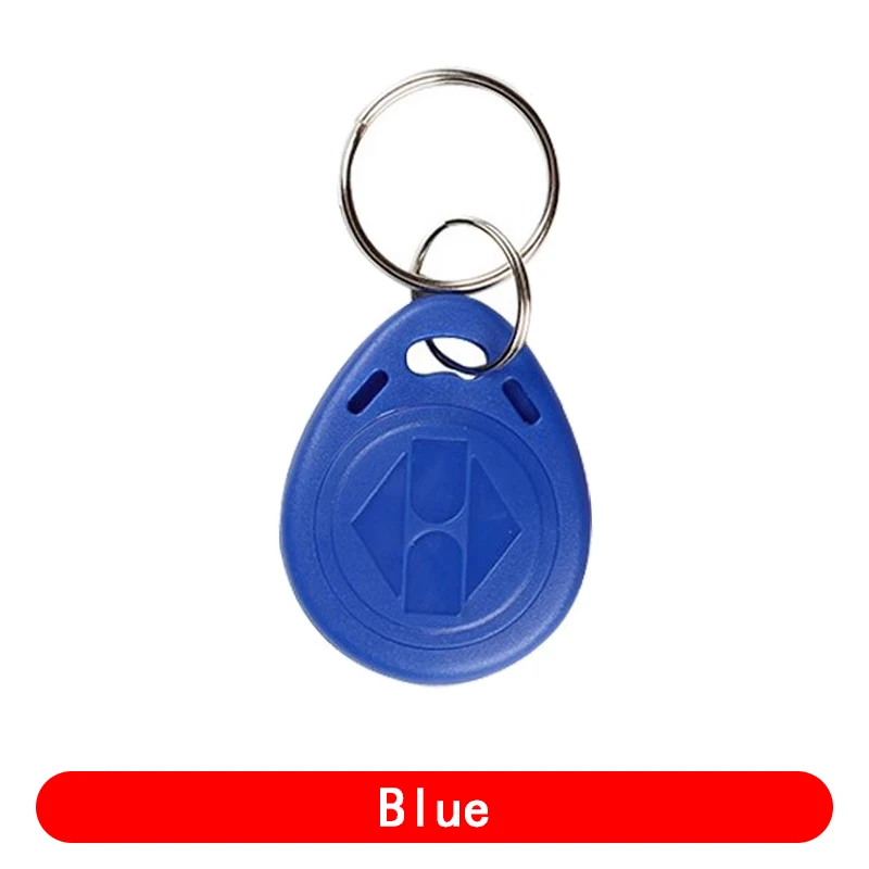 10pcs EM4100 125khz ID Keyfob RFID Tag Tags llaveros llavero Porta Chave Card Sticker Key Fob Token Ring Proximity Chip TK4100