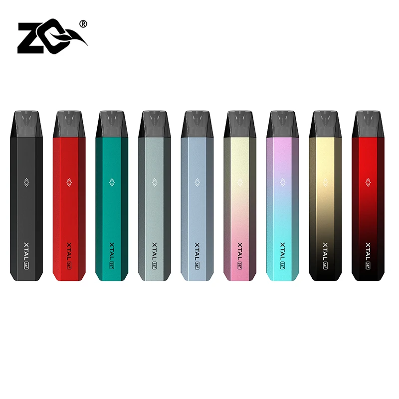 ZQ XTAL SE+ Kit E-cigarette Vaper Mod Pod System Electronic Cigarette Tank 1.8ml None-replaceable 0.8 Mesh Coil E Smoke Ecig