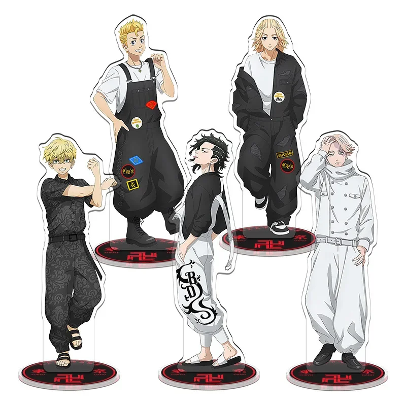 Tokyo Revengers Acrylic Stand Manjirou MiKey Model Doll  Ryuuguuji Ken Takemichi Chifuyu Keisuke Takashi Action Figure Toy Gift