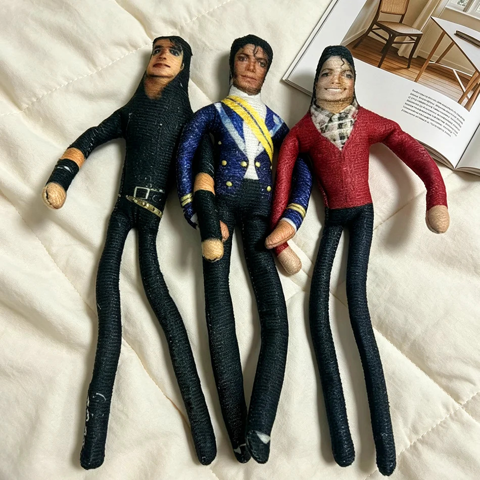 Bestseller Michael Jackson Cosplay Requisiten-Puppe Plüsch-Stoffpuppe Raumdekoration Abstrakte Gelenkbewegliche Requisiten Geschenk – Detail 12