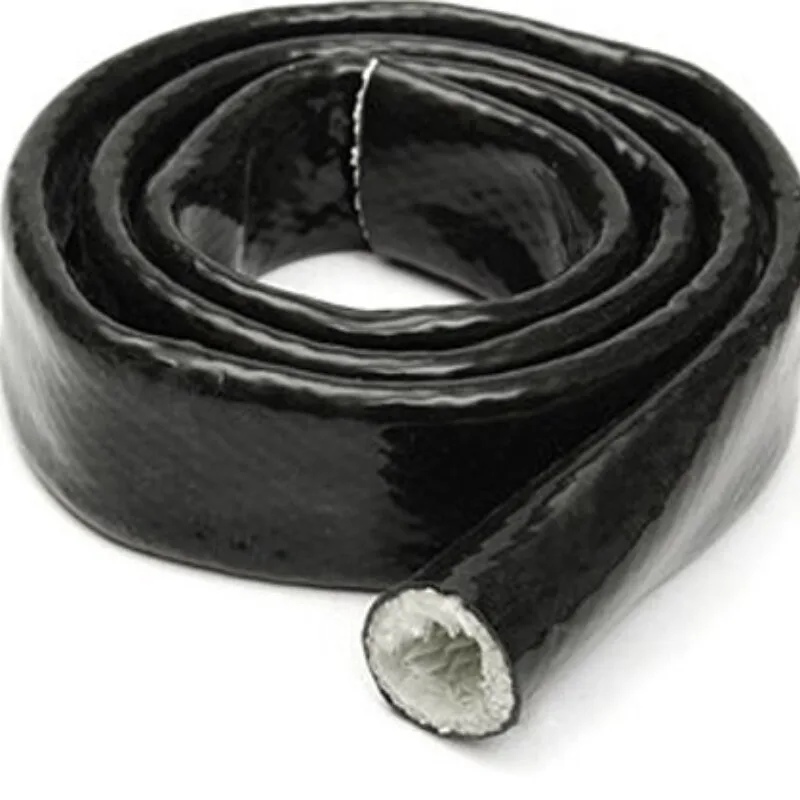 

1M Glass Fibre Heat AN6 Vulcan Fire Sleeve Fire Braid Flame Shield 3/8" ID:10MM ID High Temperature Protective Sleeve