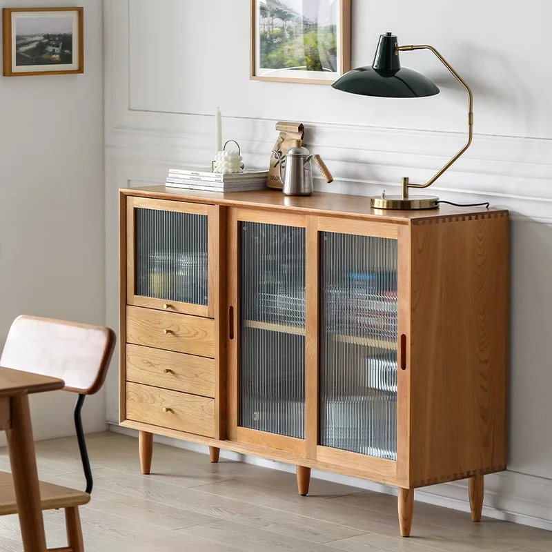 Modern Deluxe High Sideboard Set Kitchen Furniture Cabinets