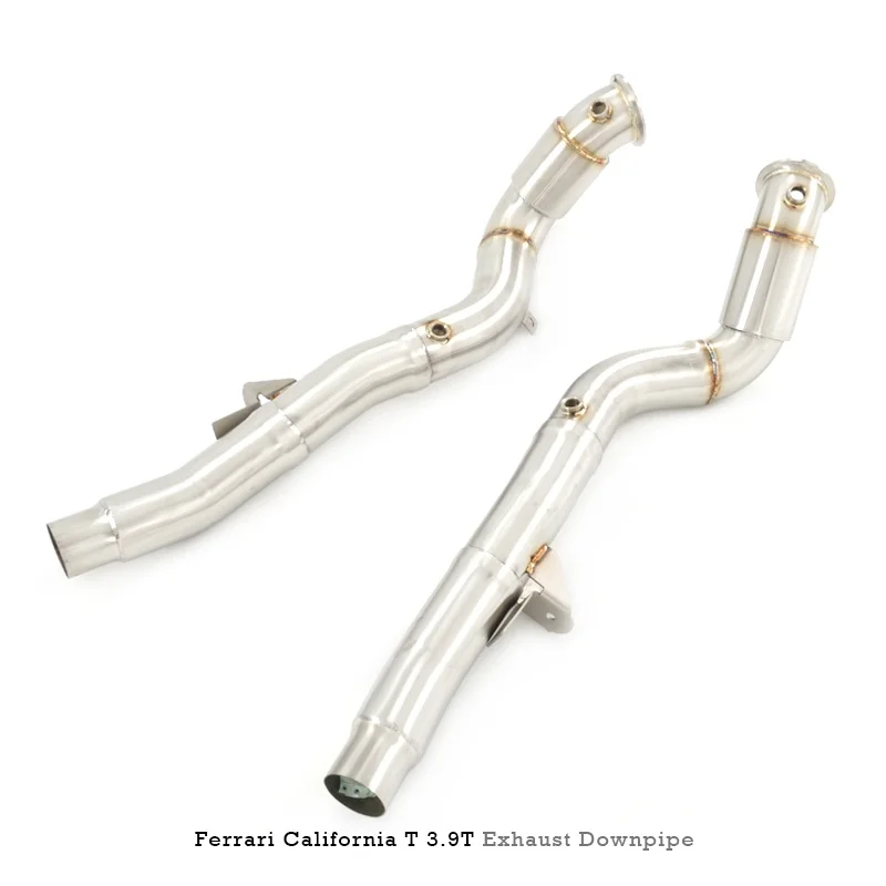 Head Section High flow Pipes Exhaust Pipes branch downpipe Exhaust Pipe with catalyst For Ferrari California T 3.9T