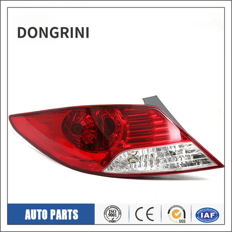 Car StylingR& L 92401-1r030 black LED rear tail light for Huyundai accent 2011