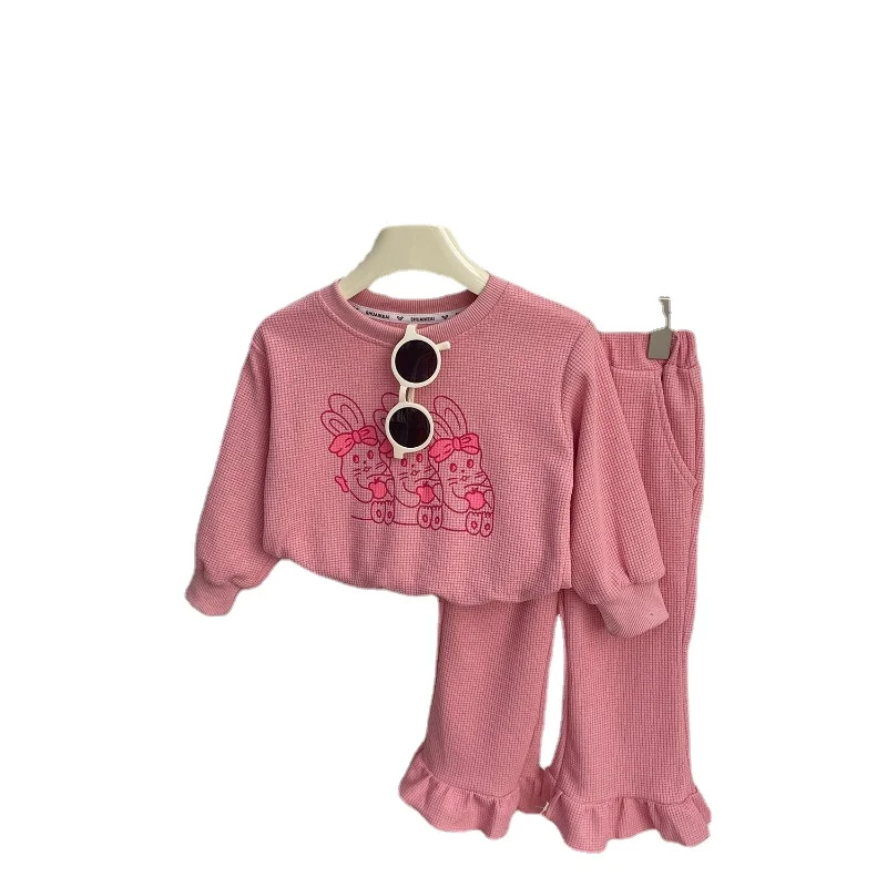 Girls Sets Autumn Toddler Pant Set for Girls for 2-7Y Long Sleeve Spring 2Pcs Clothing Tracksuit 2023 New Korean Baby Outfits