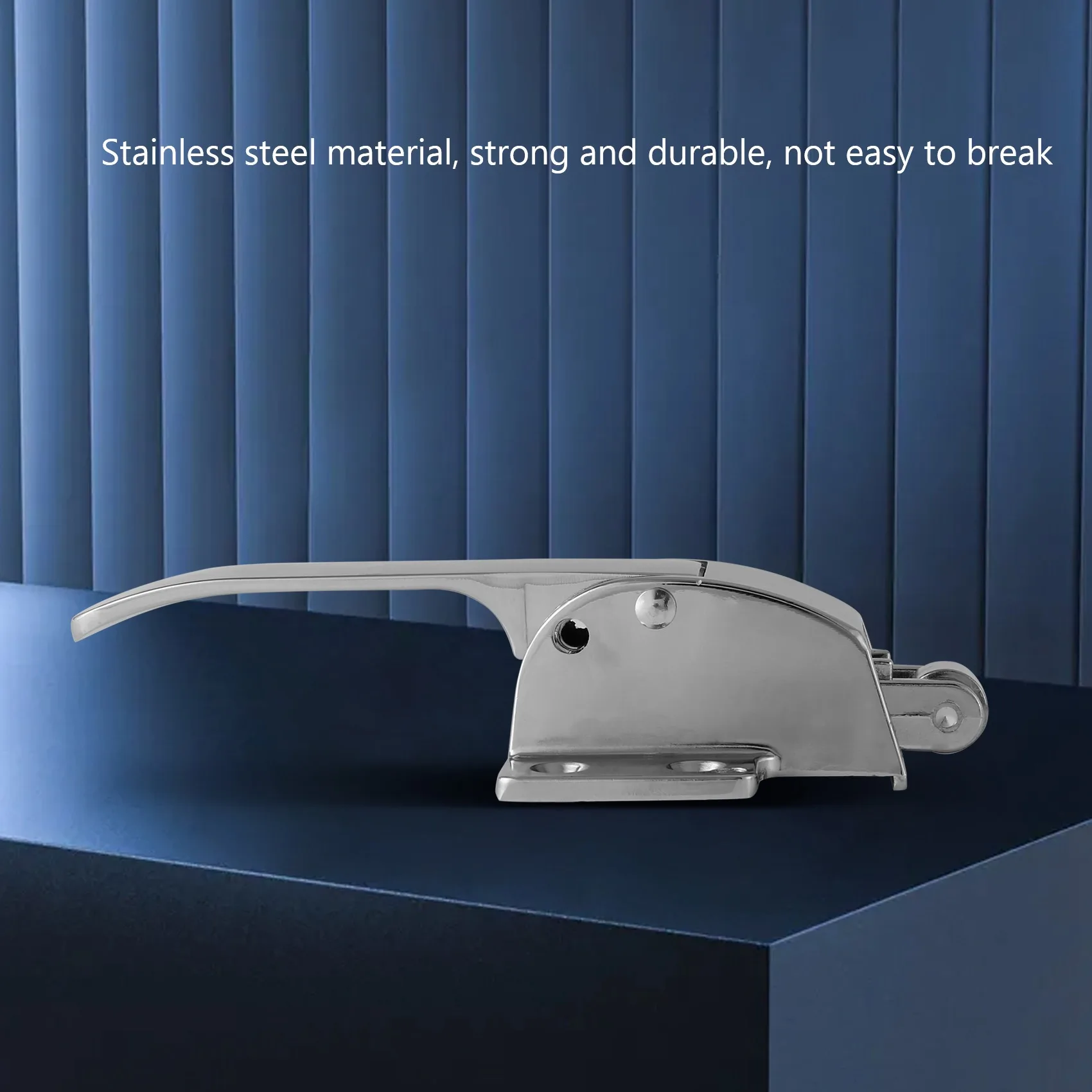 

SODIAL(R) Stainless Steel Spring Loaded Walk In Freezer Cooler Door Handle Latch