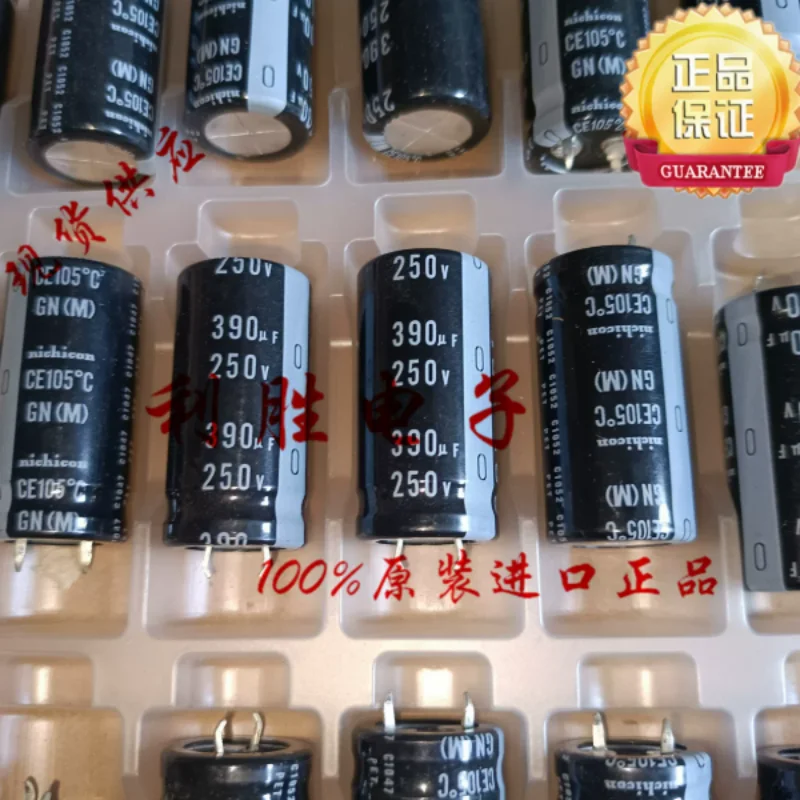 10pcs-100pcs-capacitor-eletrolitico-nihon-nichicon-250v390uf-22-35-20-40-gn-substitui-250v330uf