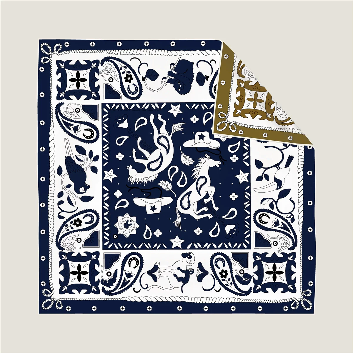 

2025 Double Faced Twill Silk Scarf Square Scarves 90cm Women's Summer Hand Rolled Scarves Hair Bandanas Bag Belt Accessories