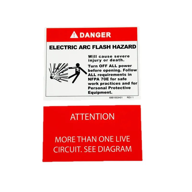 

Customized Outdoor Waterproof PVC Warning Caution Adhesive Stickers Personal Durable Strong Adhesive Labels