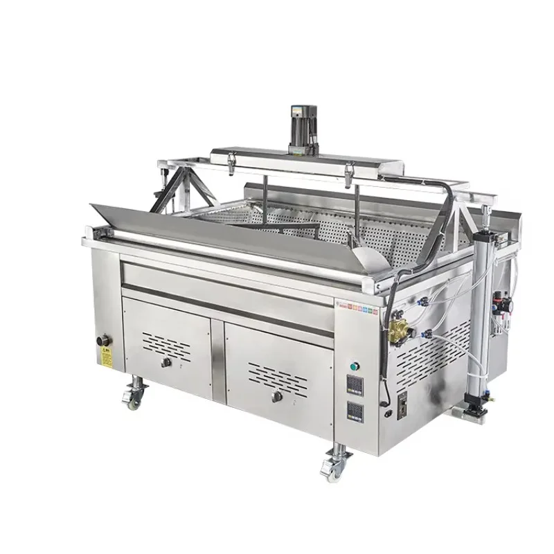 850L Oil Capacity Thickened Stainless Steel French Fries Making Machine Commercial Restaurant Kitchen Gas Deep Fryer