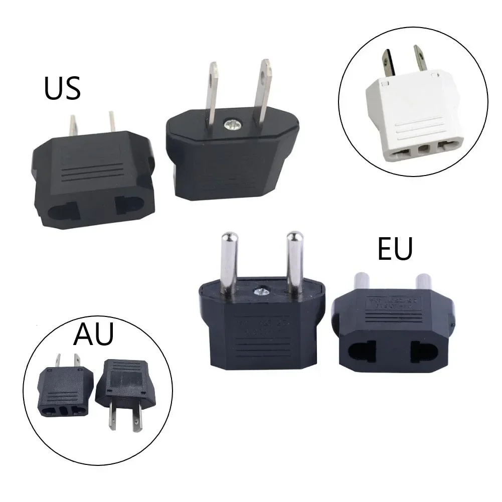Adattatore per spina essenziale per viaggiatori Opzioni spina UE/AU Leggero portatile con valutazione 110 250 V Conversione di potenza realizzata facile