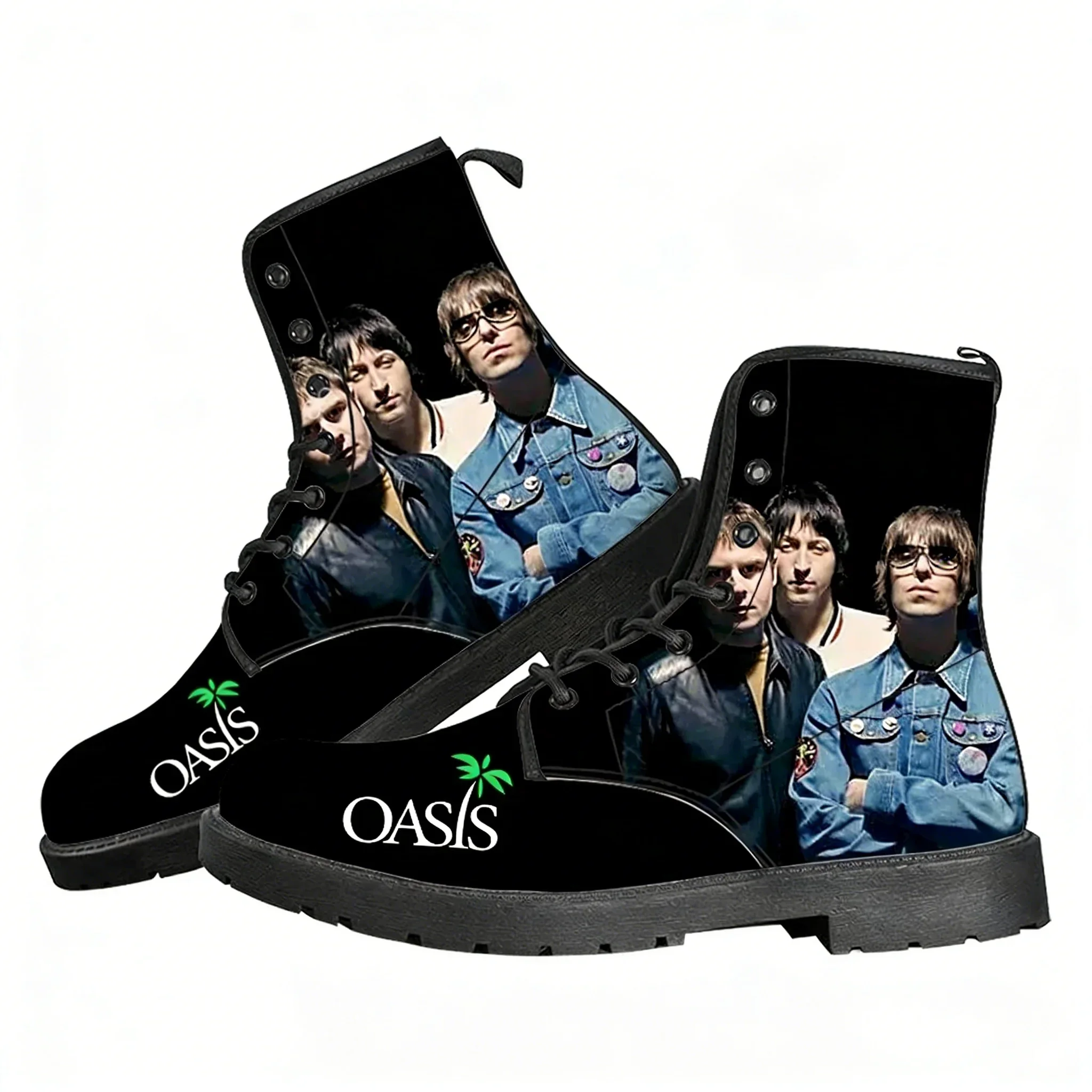 

Повседневные ботинки Oasis Britpop Band для мужчин и женщин, уличная обувь в стиле хип-хоп для подростков, модная уличная обувь высокого качества, изготовленная на заказ