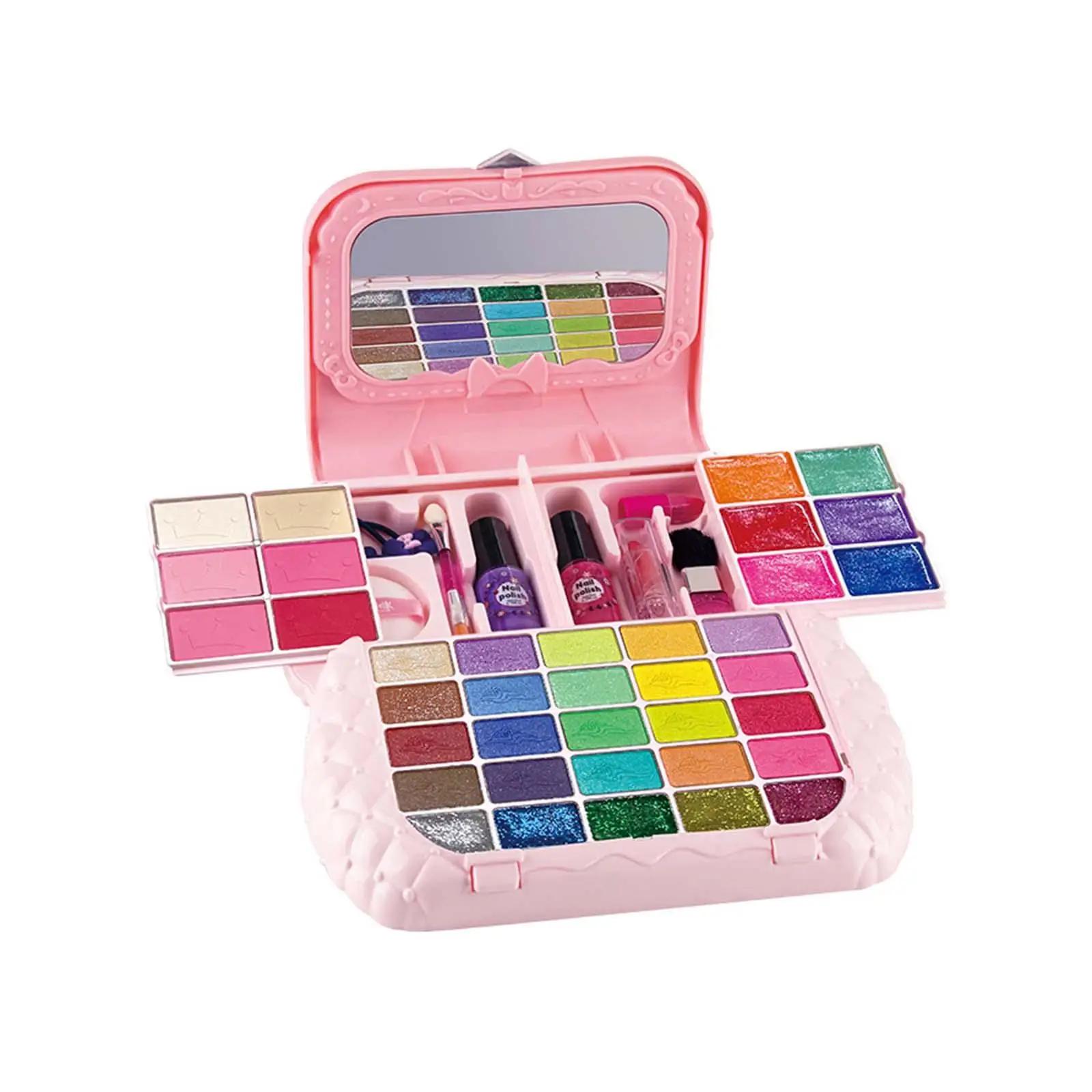 Pretend Play Makeup Beauty Set Makeup Set Toy for Kids Toddlers Age 3 4 5+