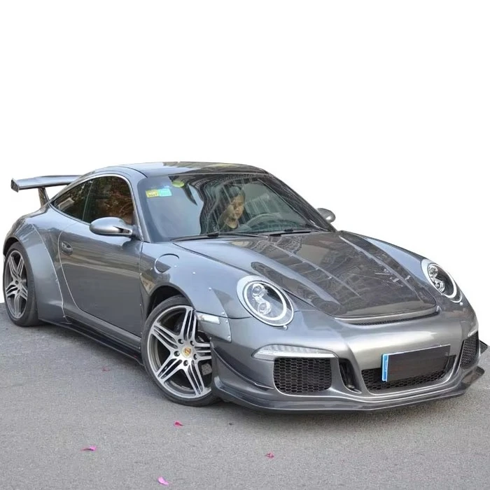 Body Kit for Carrera 911 997 in GT3 Style Front Bumper Rear Bumper Wide Flare Carbon Fiber Side Skirt Hood Trunk Spoiler