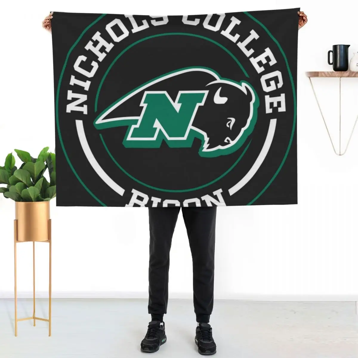 

NC - Circle Throw Blanket Lightweight Warm Blanket for Travel Camping