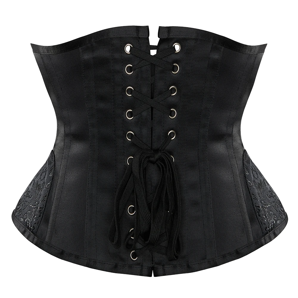 Height 24.5CM 9.65 Inches Underbust Corset Girdle Steel Bone Curvy Waist Shapers Plus Size Coselet