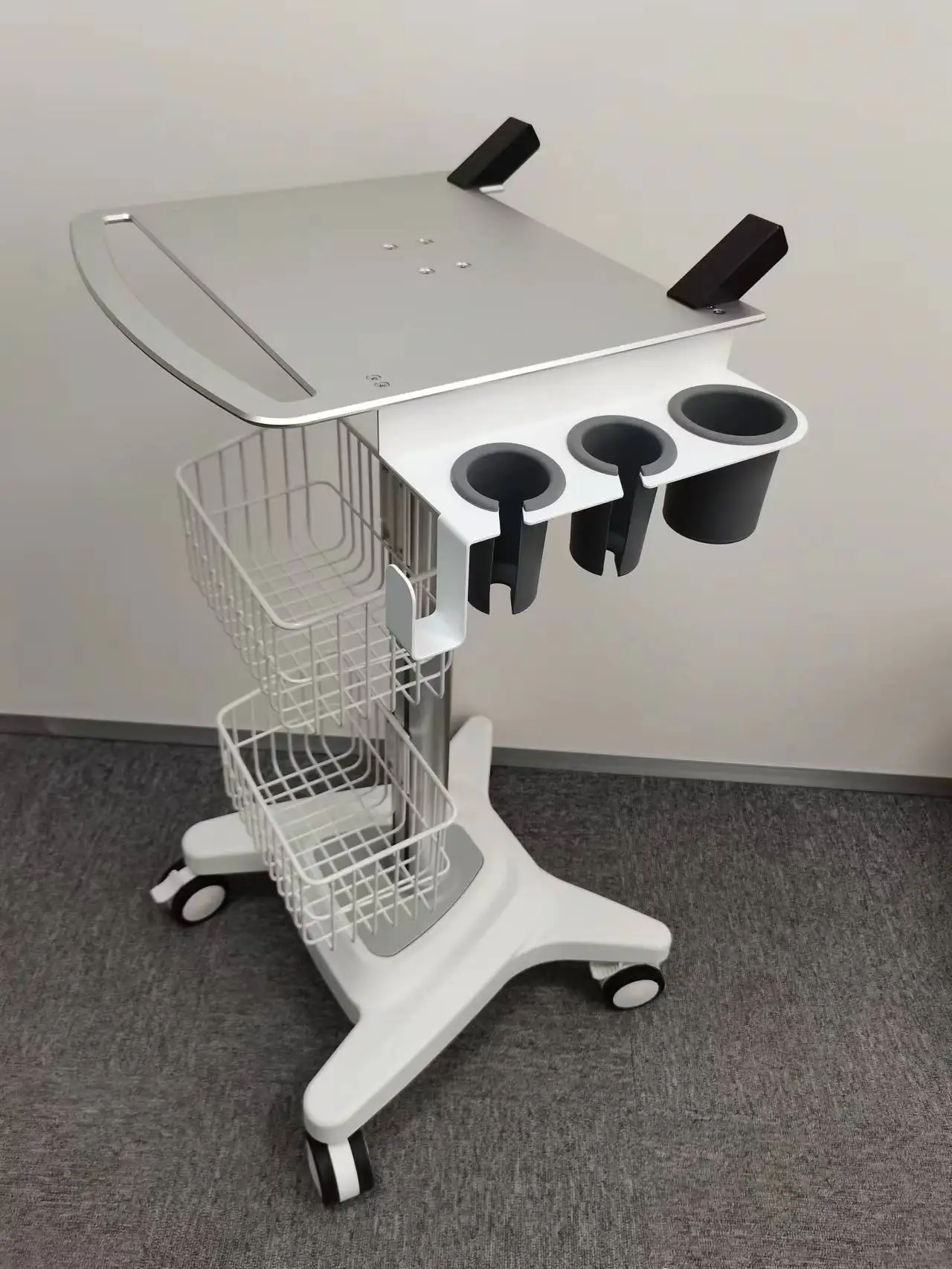 Multi-functional medical cart mobile medical ultrasound machine trolley for hospital use