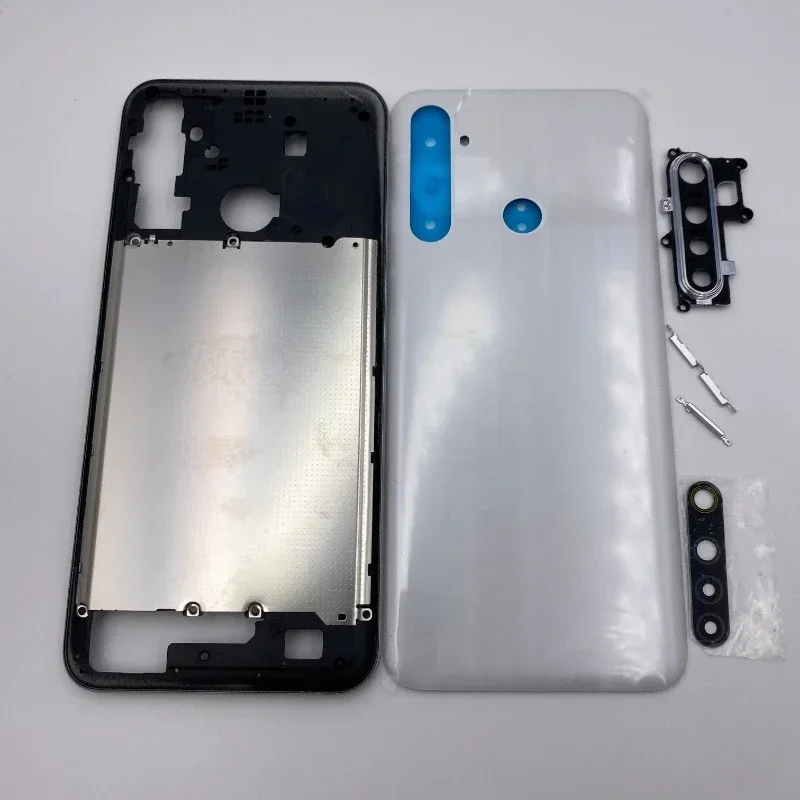 Phone Full Housing Middle Frame+Battery Back Cover Case Panel Replacement Parts for Oppo Realme 6i RMX2040