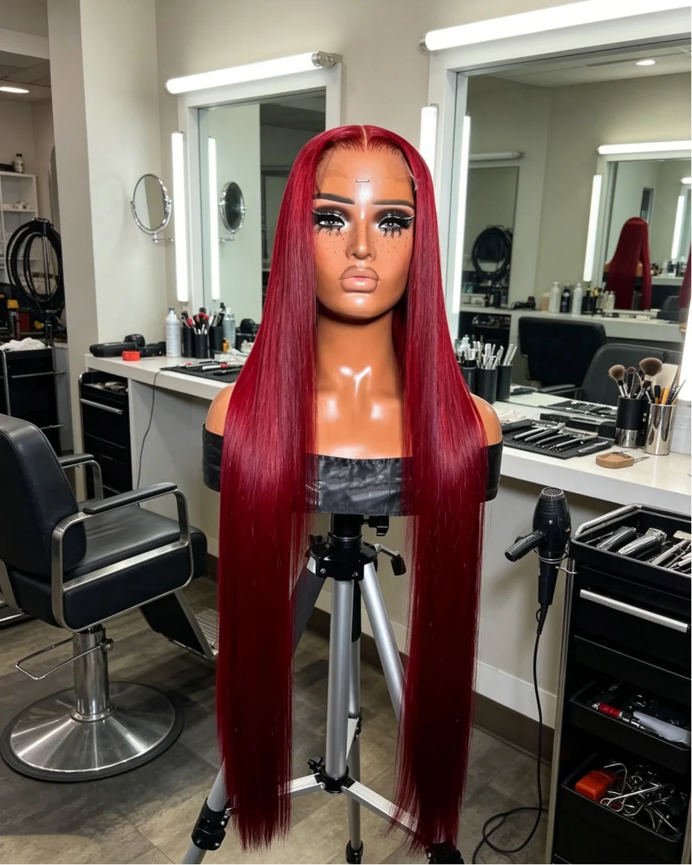 99J Burgundy 13x4 13x6 HD Invisible Lace Front Wig Straight Human Hair Pre Plucked 30 36 Inches 250% Red Wine Lace Frontal Wigs