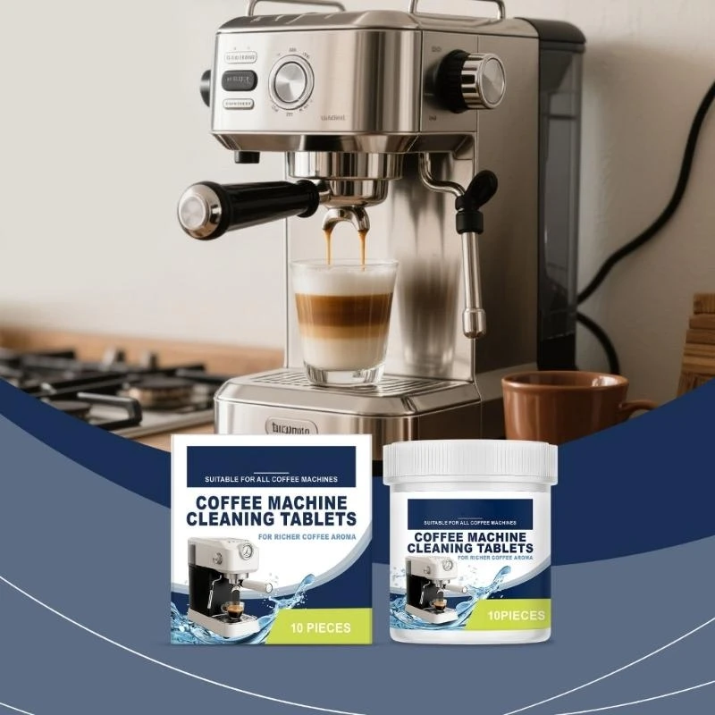 Practical Coffee Machine Descaling Tablets Espresso Machine Cleaning Solution for Home and Commercial Use high quality