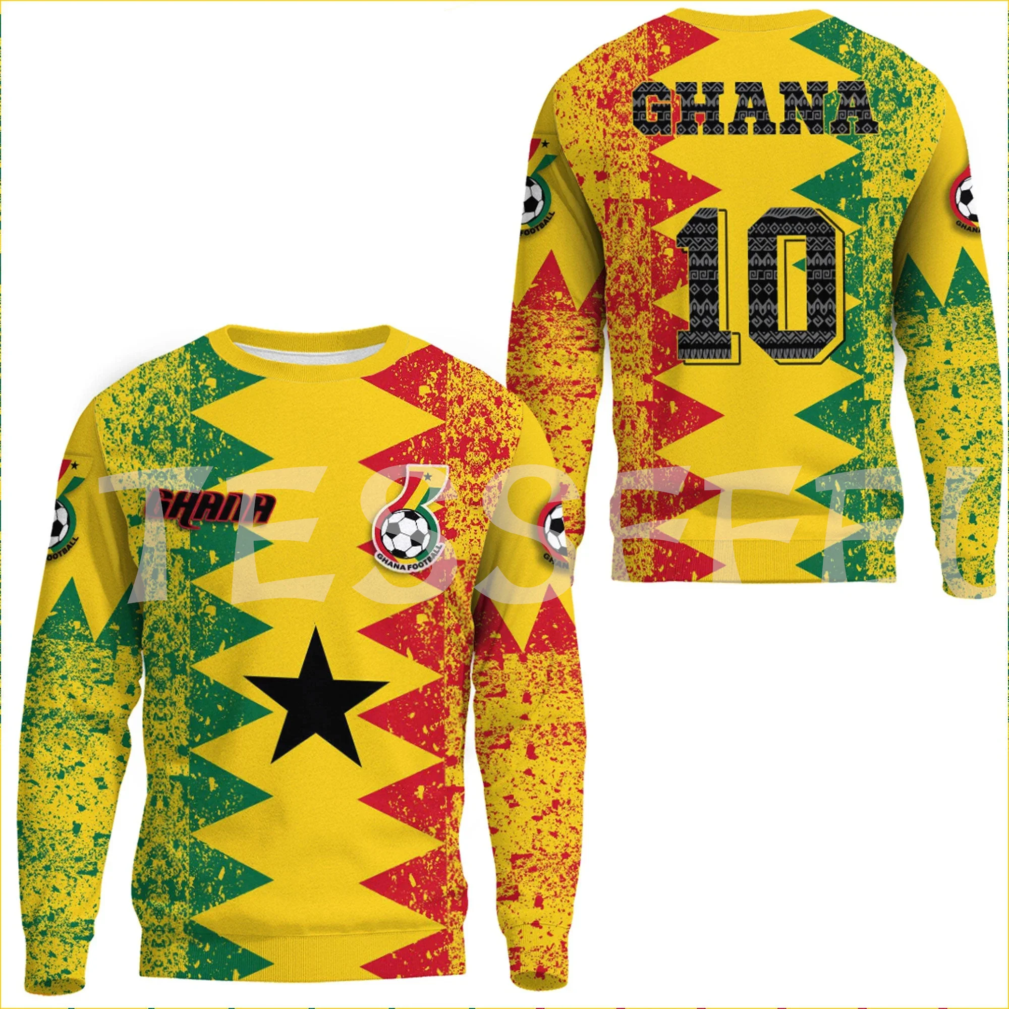 NewFashion Africa Country Kente Ghana Tattoo Retro Culture Vintage Tracksuit 3DPrint Harajuku Casual Pullover Jacket Hoodies X4