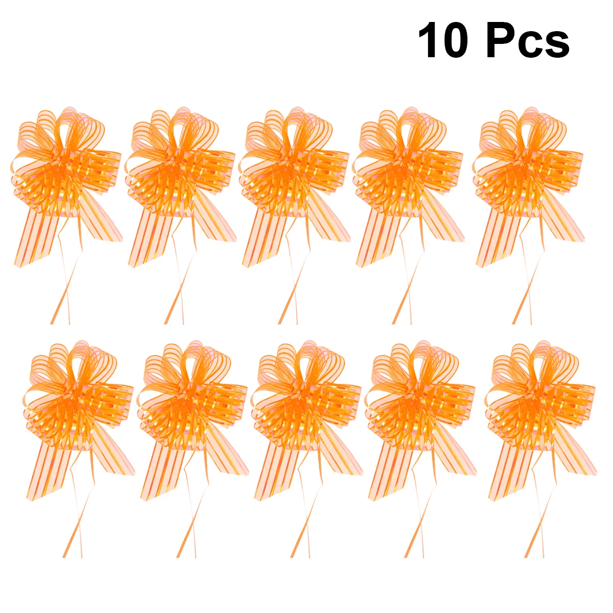 

10 Pcs Hand Drawn Flower Ball Bunch Decorations Wedding Gifts Bows Pull for Mini Adorable