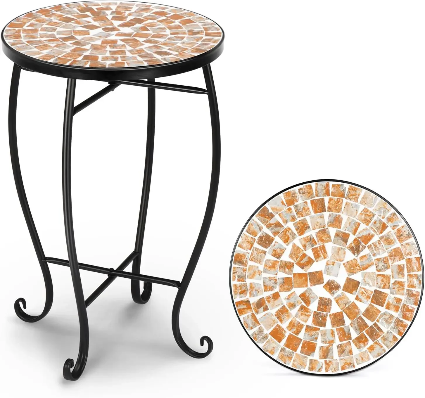 Mosaic Outdoor Side Table, 14