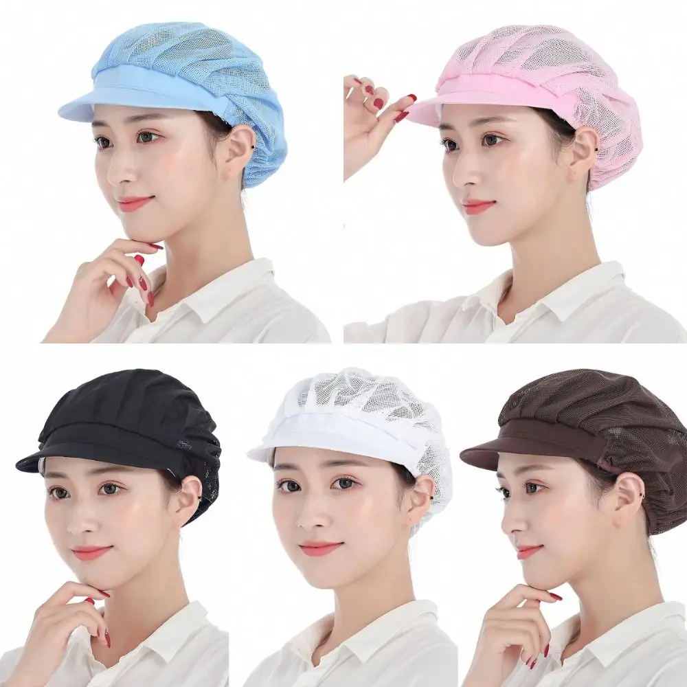 Hygienic Design Chef Hat Smoke-Proof Dustproof Feature Cooking Cap Oil-Resistant Hairfall Prevention Dust-Proof Net Cap
