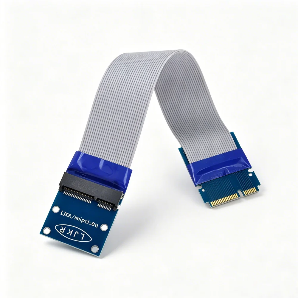 MDR Flexible Mini PCI Express PCI-e Card Extender 52pin M to Female Extension Cable 0.15M