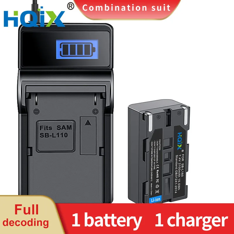 HQIX for Samsung SC-L903 L906 L907 W61 W62 W71 W73 W80 W87 W97 VM-A110 A300 A320 A350 A400 A2300 Camera SB-L160 Charger Battery