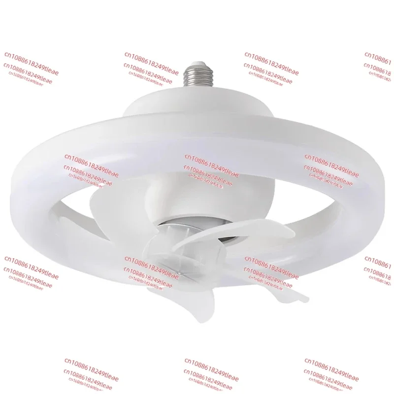 48/60W Ceiling Fan with Lighting Lamp E27 Converter Base with Remote Control for Bedroom Living Home Silent 3 Speeds 360 °