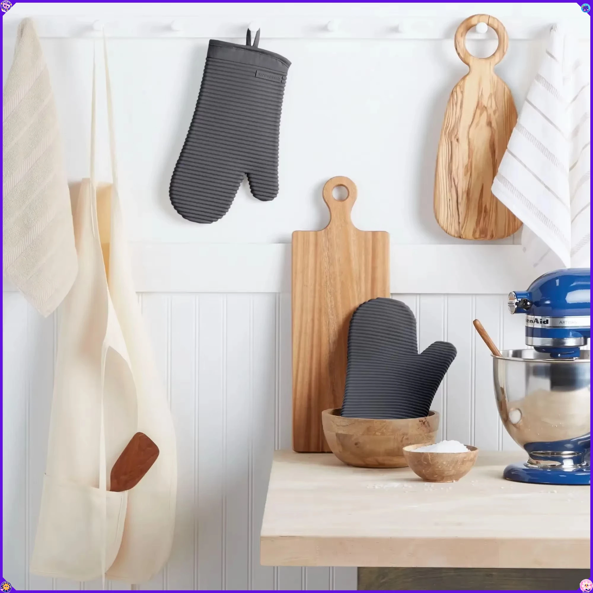 

Гибкие силиконовые прихватки для духовки, 2 шт., темно-серые, качественная защита от тепла для выпечки листов, грилей и горячей посуды