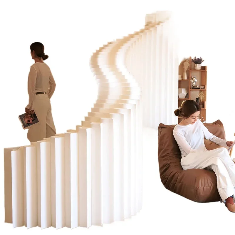 Paper screen partition wall Office partition False wall Beauty salon occlusion
