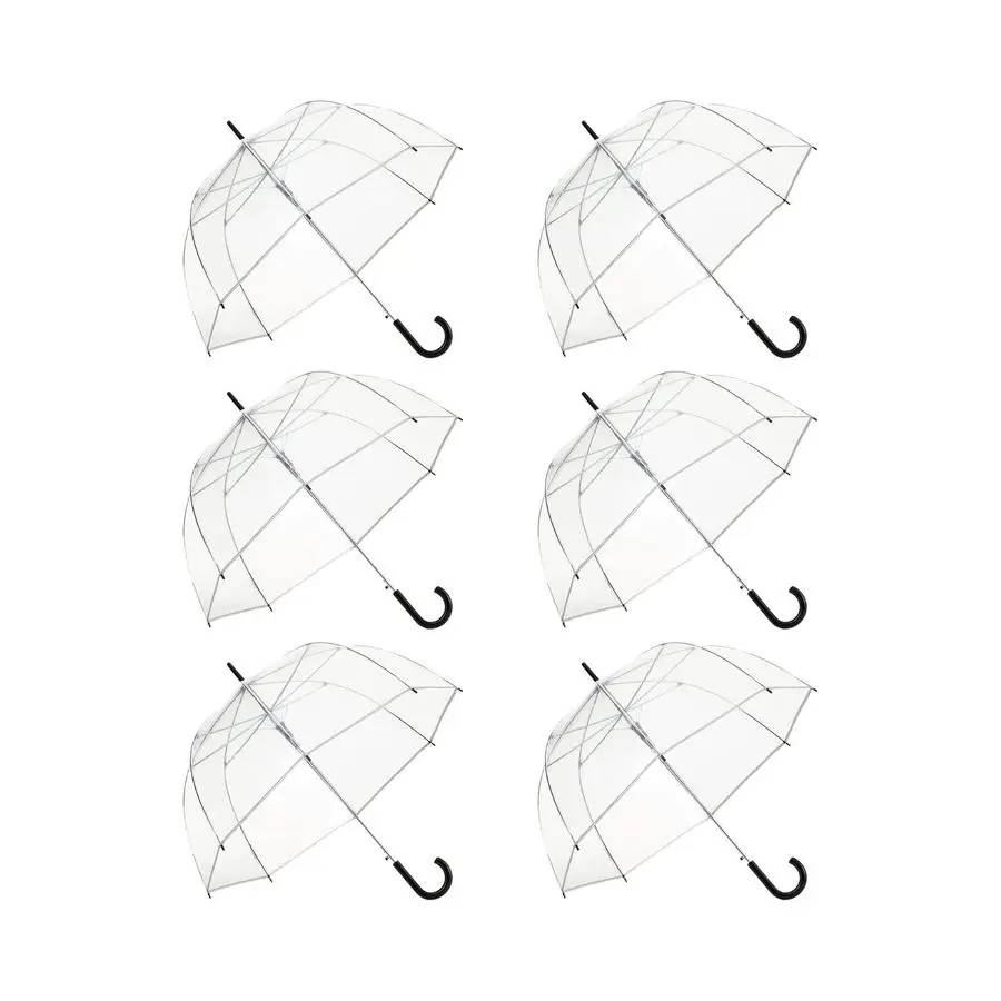 

Umbrella See Through, Rain amp Windproof Umbrella Perfect for Weddings, Prom, Outdoor Events Automatic Open