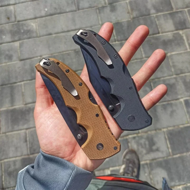 Imagem -05 - Titanium Alloy Material Folding Knife Pocket Clip Back Clamp para Coldsteel Facas Faça Você Mesmo Peças Acessórios Deep Carry 1pc