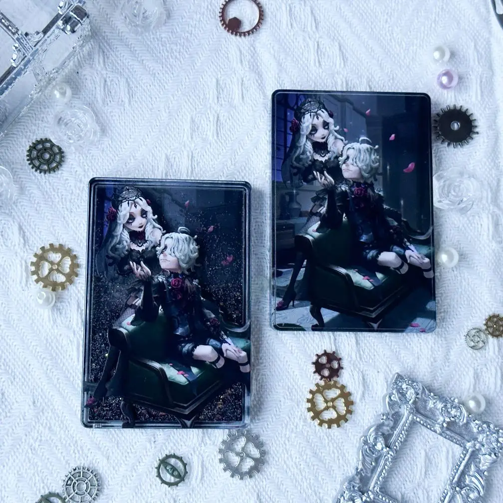 Game Identity V Anime Ada Mesmer Emil Cartoon Acrylic Quicksand Mahjong Ornament Collect Student Props Birthday Gifts