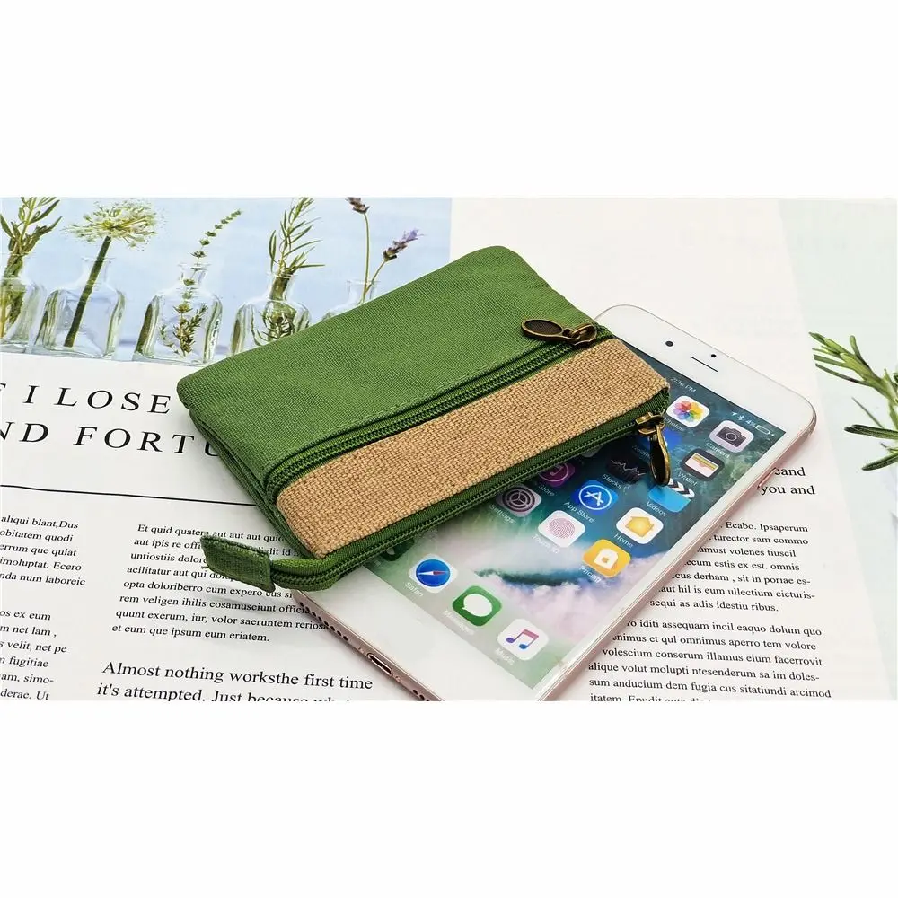 New Cotton Coin Purse Portable Wallet Card Bag Women