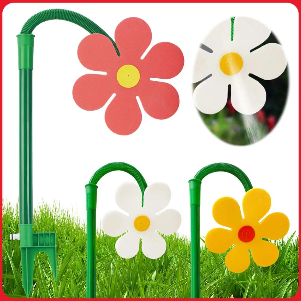Crazy Daisy Sprinkler 360 Rotating Dancing Flower Water Sprinkler Adjustable Lawn Sprinkler for Lawn & Garden