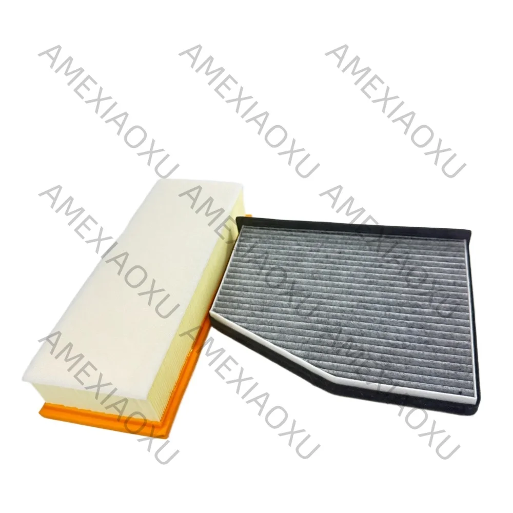 WANWUXIN 1K0129620D 1K0819644A Combo Set Engine Cabin Pollen Air Filter For VW Golf Passat Eos CC Caddy Tiguan Jetta Skoda Octav