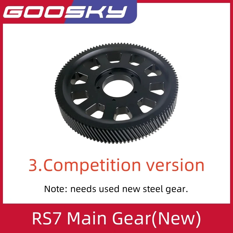 GOOSKY RS7 elicottero pezzi di ricambio originali nuova versione della competizione dell\'ingranaggio principale migliora l\'aggiornamento V3 GT040176