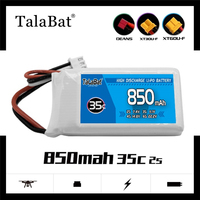 Upgrade 2s 7.4V 850mAh 35C LiPo Battery For RC Helicopter Quadcopter FPV Racing Drone Parts 7.4v Drones Battery