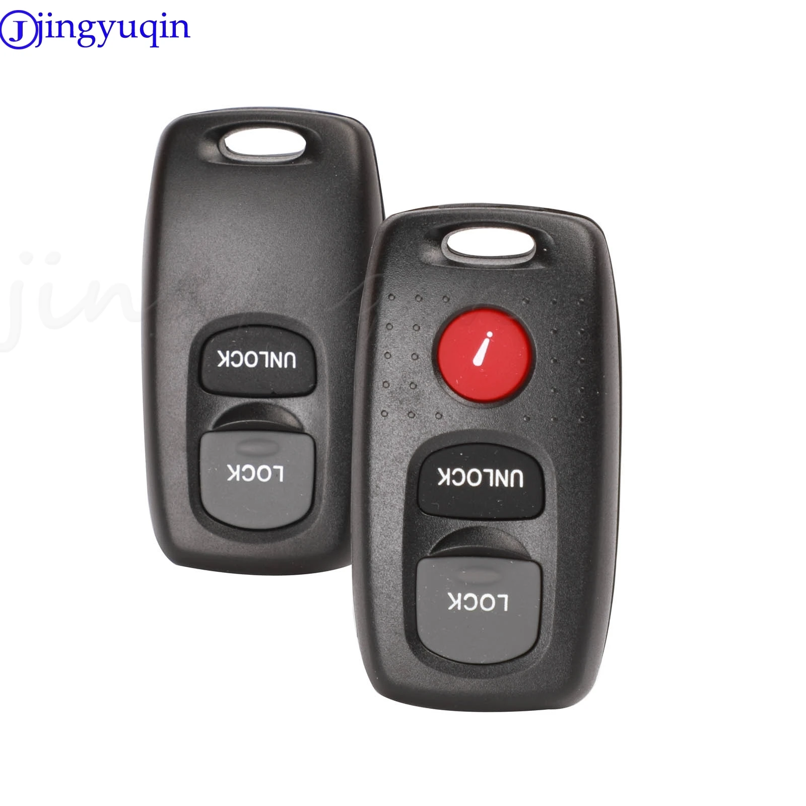 

jingyuqin 5 Replacement 2/ 2+1 3 Button Remote Car Key Shell Housing Case Fob for Mazda 2 3 6 323 626 MPV Protege