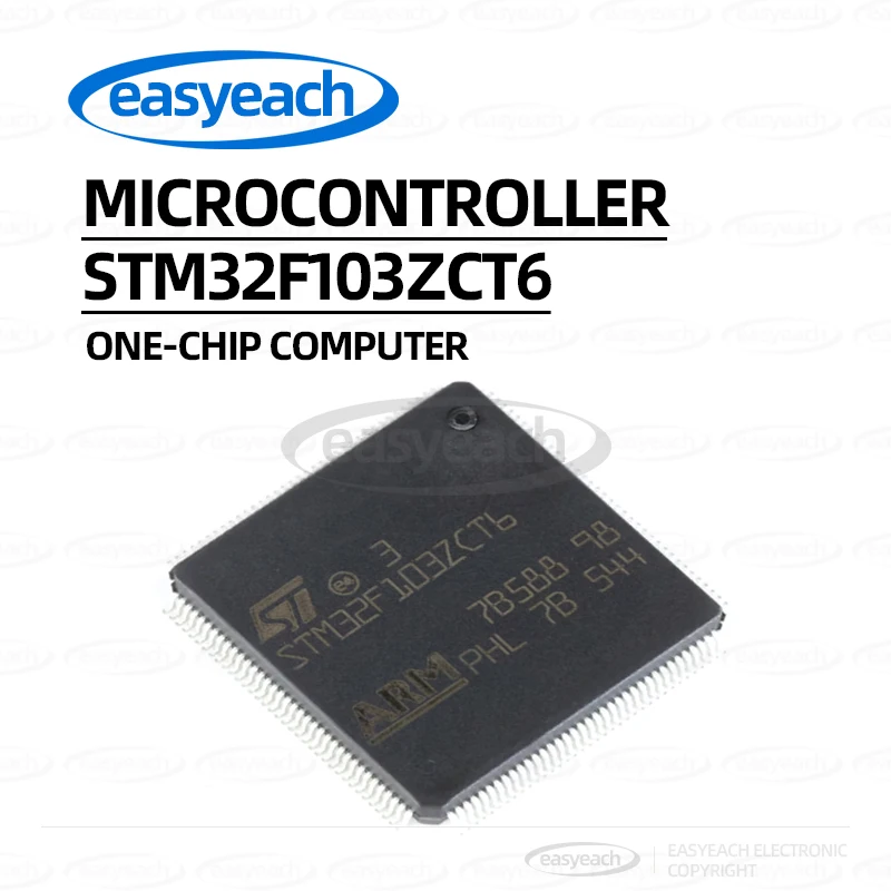 STM32F103ZCT6 STMicroelectronics LLQFP-144 ARM Cortex-M3 32 بت متحكم MCU متحكم صغير
