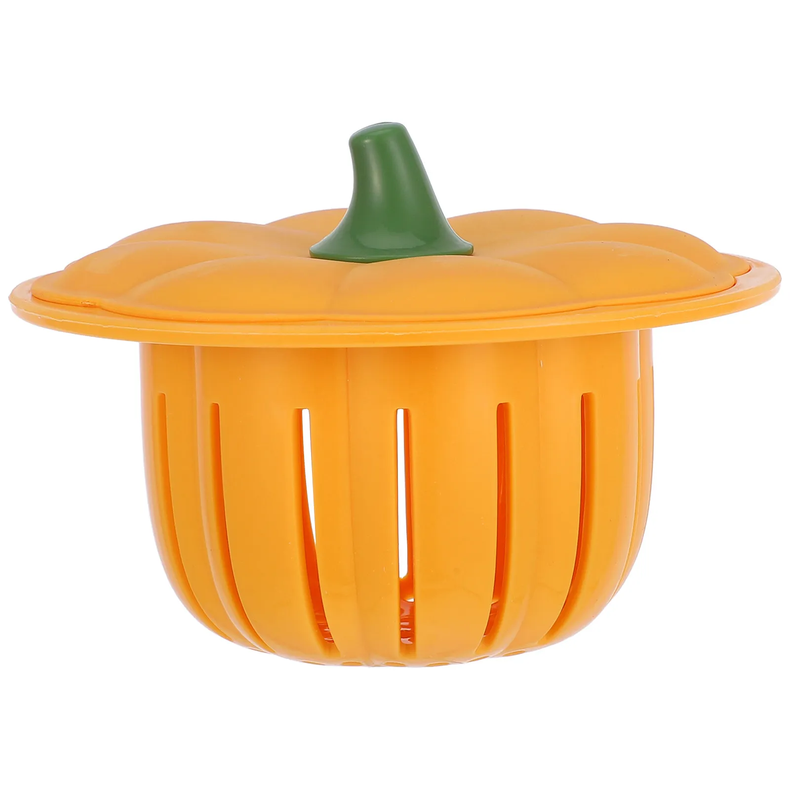 

Kitchen Drain Basket Pumpkin Shaped Food Waste Collector Utility Sink Strainer Debris Catcher for Easy Cleanup Fast Water Flow
