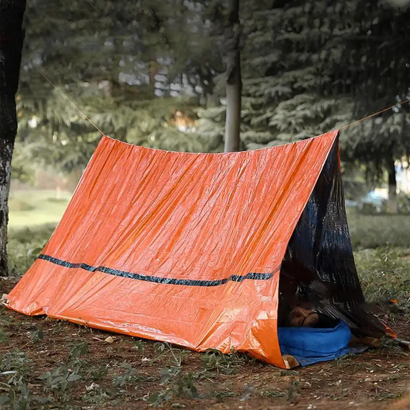 Survival Shelter Tent Lichtgewicht Tornado Shelter Bescherming tegen alle weersomstandigheden Outdoor Camping Reizende luifel voor backpacken