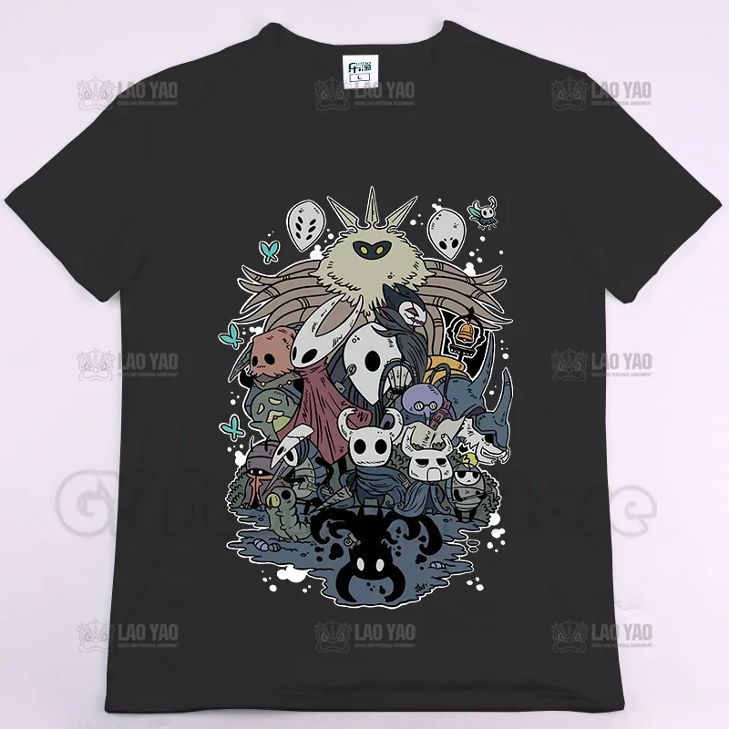 Hollow Knight Graphic T Shirts Game hemed -shirts Summer Short Sleeve HE KNIGH Oversized Shirt Harajuku Kawaii Funny
